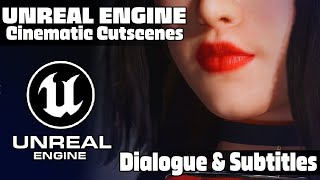 How To Add Dialogue With Subtitles To Cutscenes | Unreal Engine 5 Sequencer Cinametic Tutorial