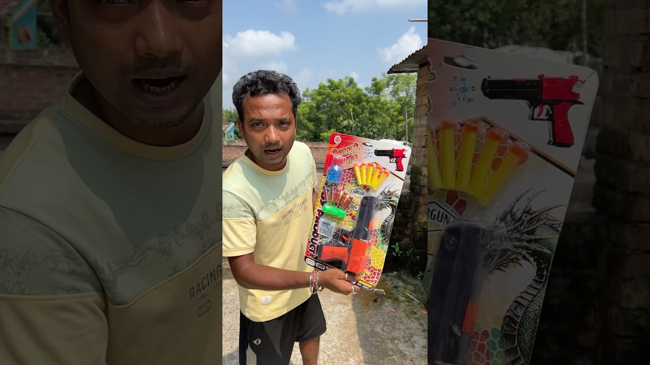 Rs.150 Bought the cheapest toy gun Bengali mini blog 