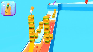 CUBE SURFER! game NEW RECORD 👩🏻‍🦰👸🍔 Gameplay All Levels Walkthrough iOS, Android New Game Score Pro