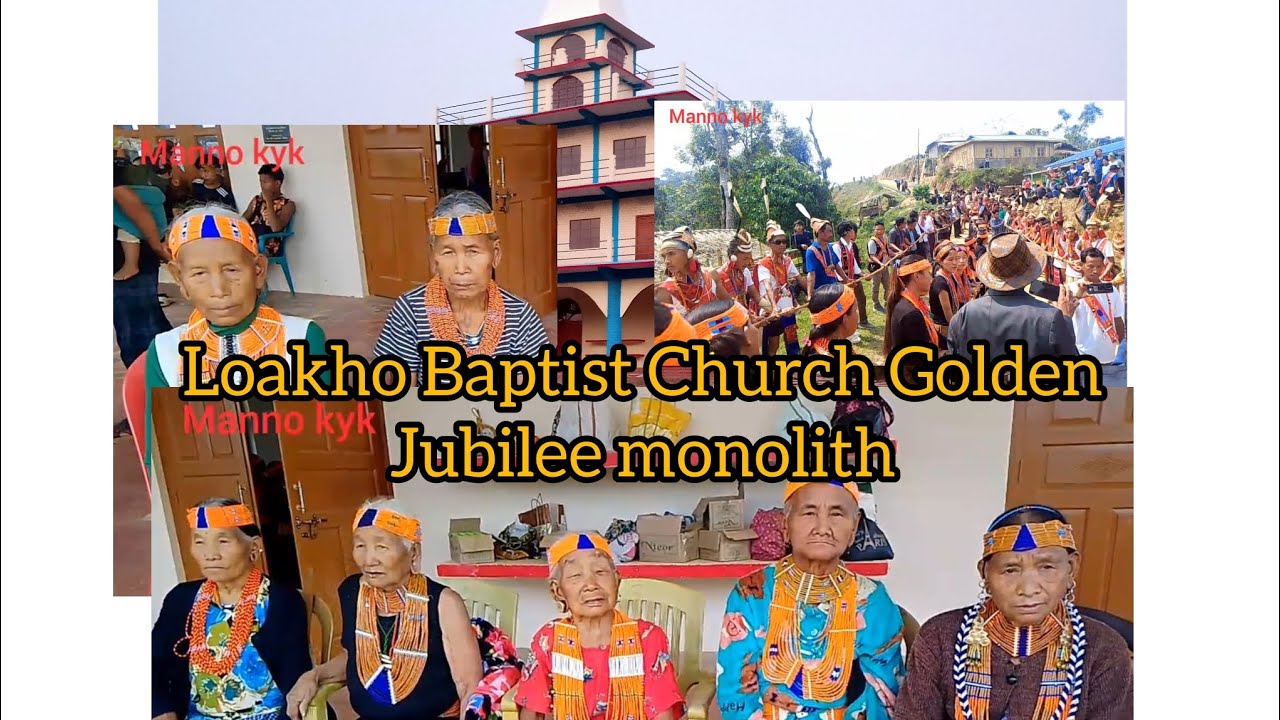 LOAKHO BAPTIST CHURCH           Golden Jubilee  monolith   pulling ceremony 13/ 03/24