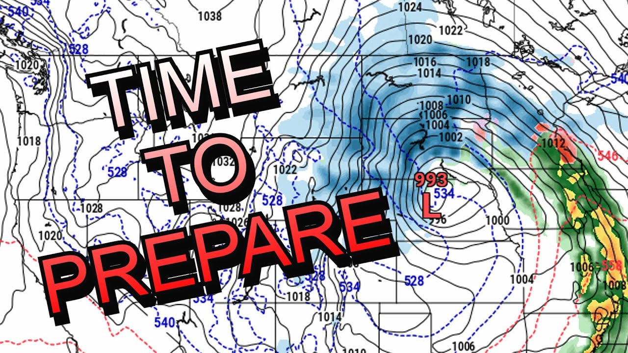 Large Multi Day Winter Storm Coming! - YouTube