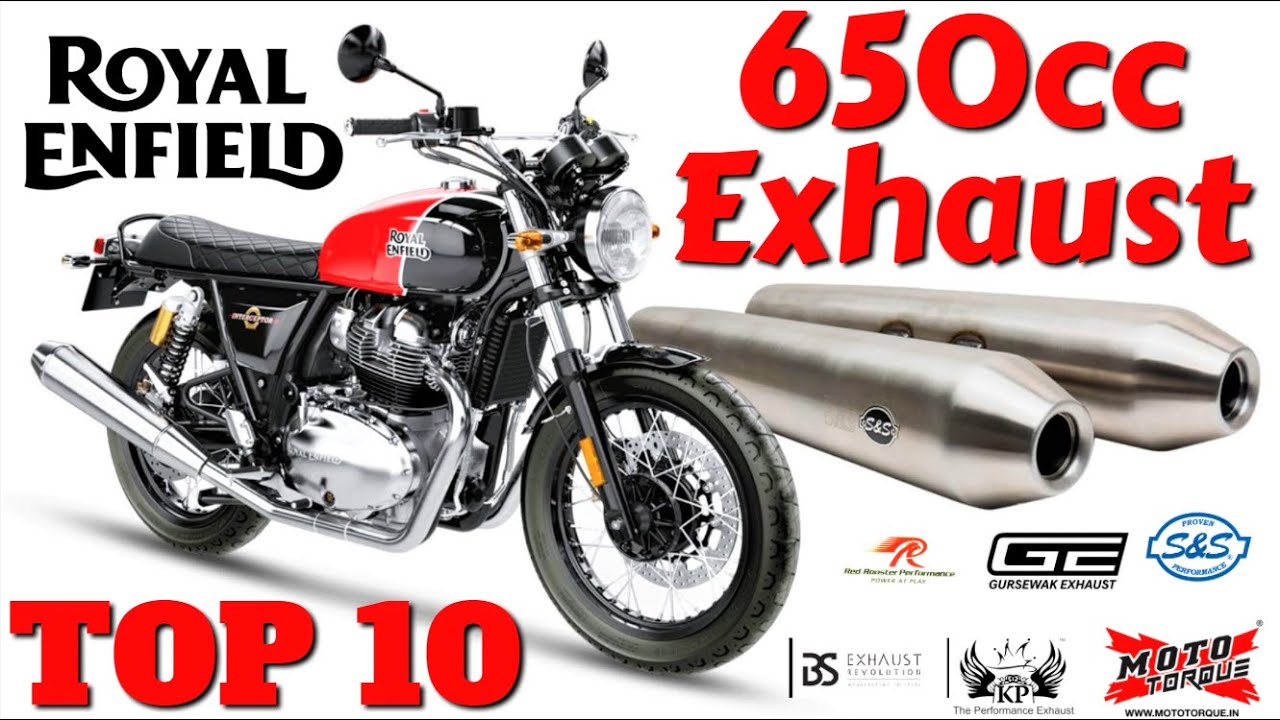 TOP 10 Royal Enfield 650 Exhausts For Interceptor & Continental GT