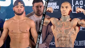 Chris Eubank Jr vs Conor Benn FULL Weigh In & Face Off LIVE