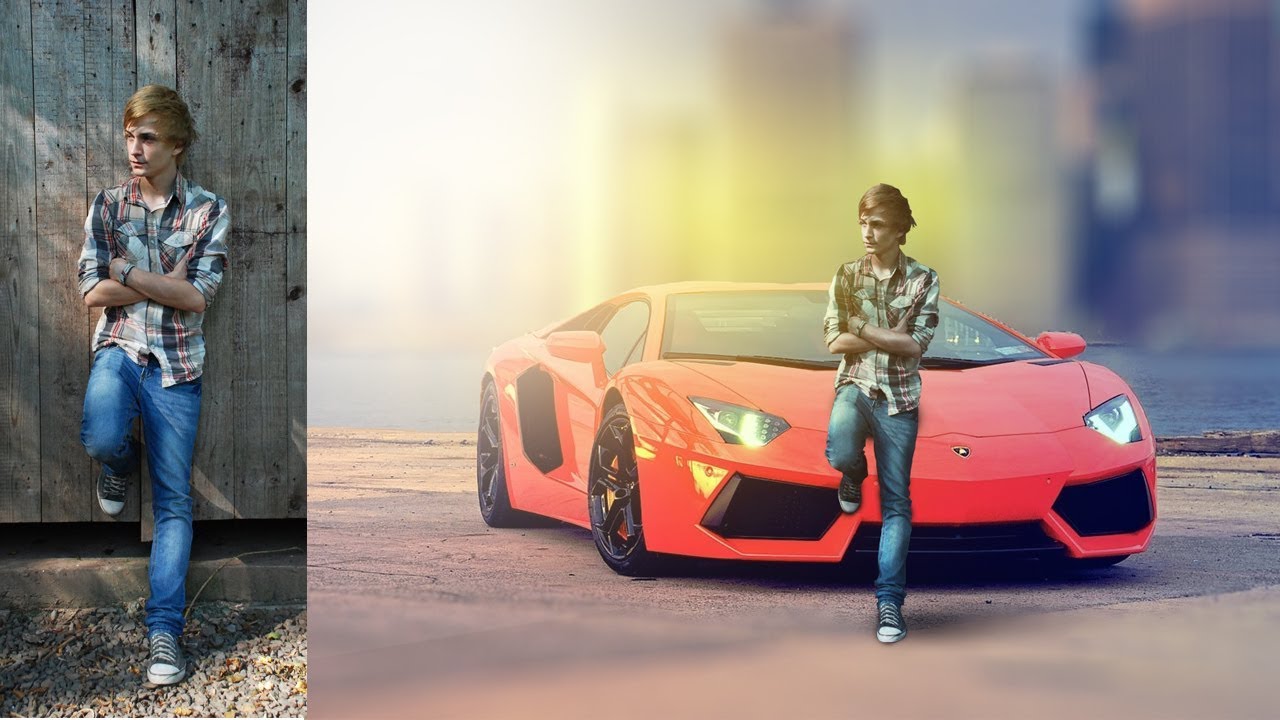 Learn Easy Photo Manipulation | Lamborghini - YouTube