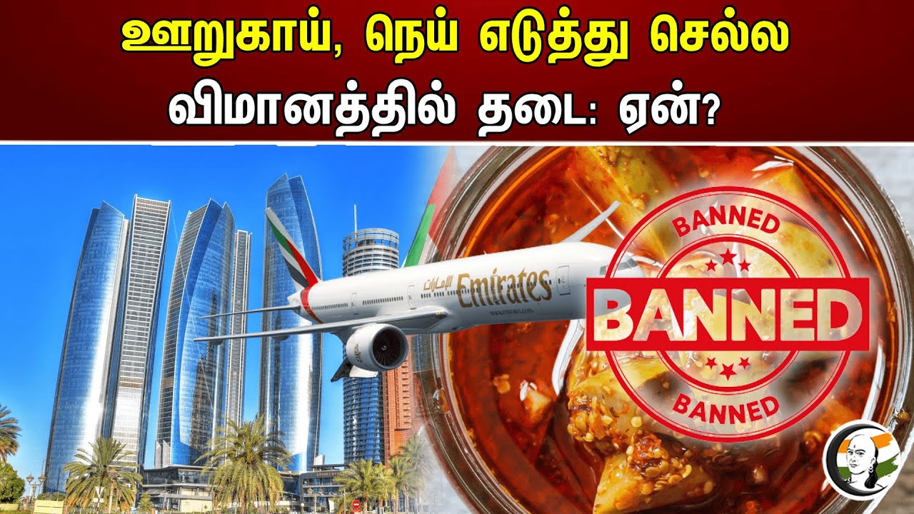 ஊறுகாய், நெய் எடுத்து செல்ல விமானத்தில் தடை: ஏன்? | Pickles, ghee are banned in flights