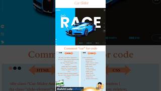 Amazing Car Website Slider in HTML CSS JavaScript | 3D Interactive UI Design