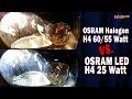 Osram LED HL vs. Halogen Bulb - H4 H/L