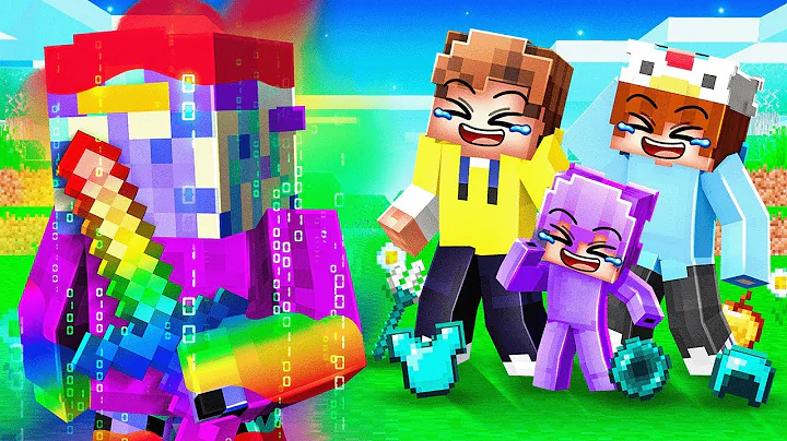 I Pretended to be a NOOB in Minecraft, Then Became OP RAINBOW DASH!