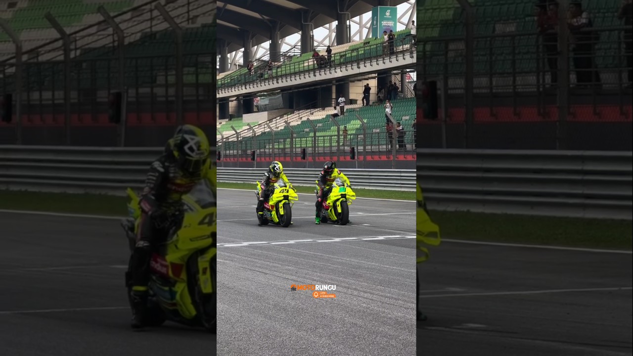 Aprilla - VR46 Team - KTM / Start Sound ! HD 