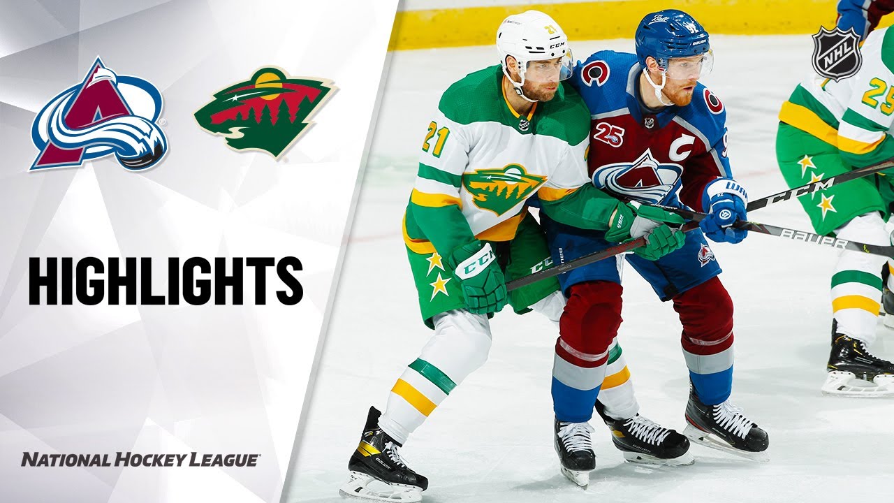 Minnesota Wild Vs Colorado Avalanche Colorado Avalanche