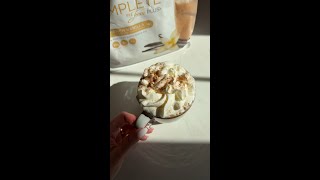 Protein-Packed Cinnamon Roll Latte