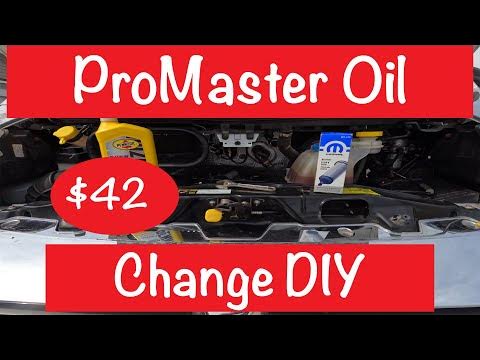 Promaster Oil Change With One Tool. - YouTube