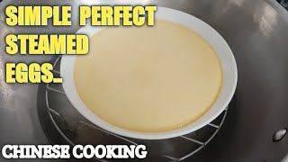 Simple Perfect steamed EGGS /CHINESE TUTORIAL COOKING/OFW  IN HONGKONG