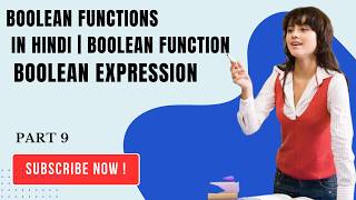 Boolean Functions | IN HINDI | Boolean Function |  Boolean Expression