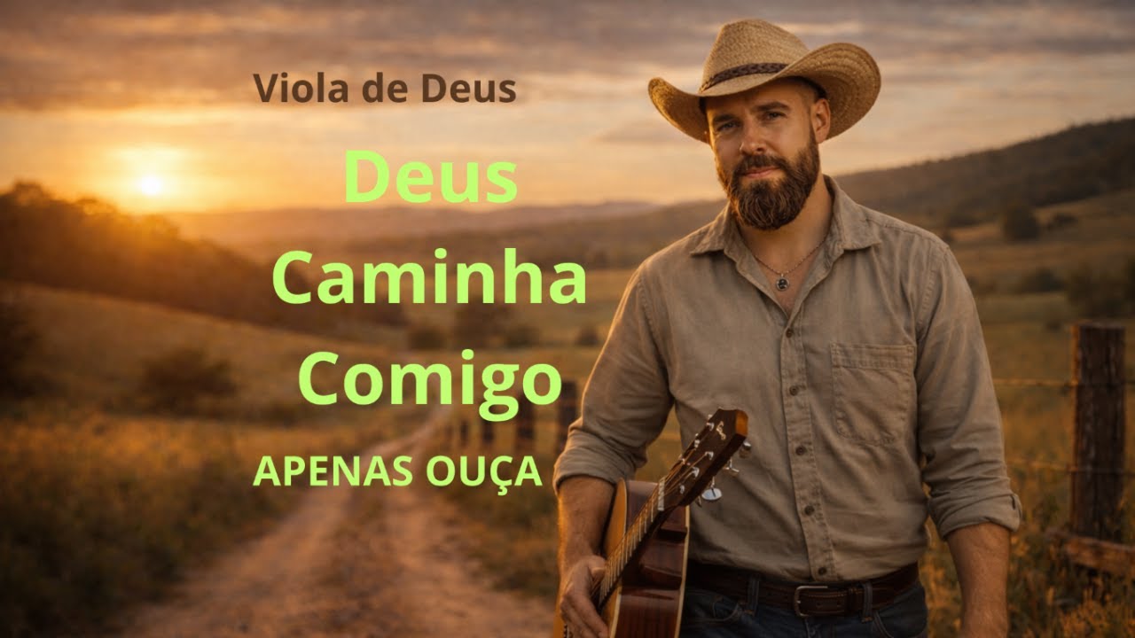 No Silêncio da Estrada | Deus Caminha Comigo na Jornada | Viola de Deus