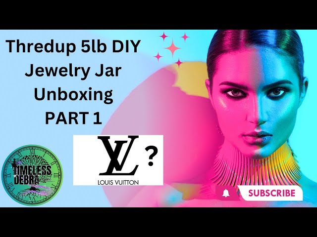 ThredUP 5lb DIY Jewelry Jar #unboxing Part 1 of 2 Color overload! 