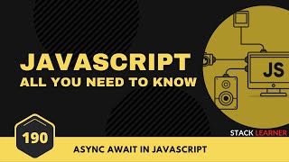 Celebrity 190.  Async Await in Javascript | JS All You Need To Know | JS Bangla Tutorials Profile