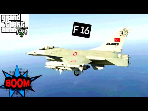 GTA 5 F-16  iLE TERÖR KONVOYUNU HEDEF ALDIK