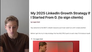 My 2025 LinkedIn Growth Strategy If I Started From 0.
