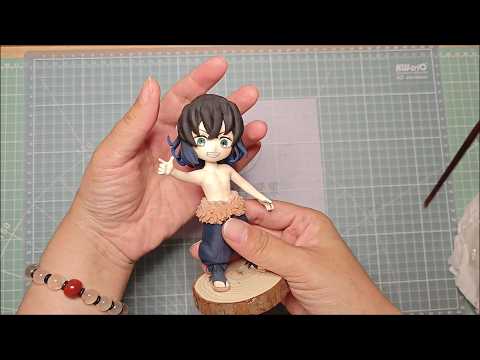 4K Clay Crafting: Inosuke Hashibira Full Process | 鬼灭之刃嘴平