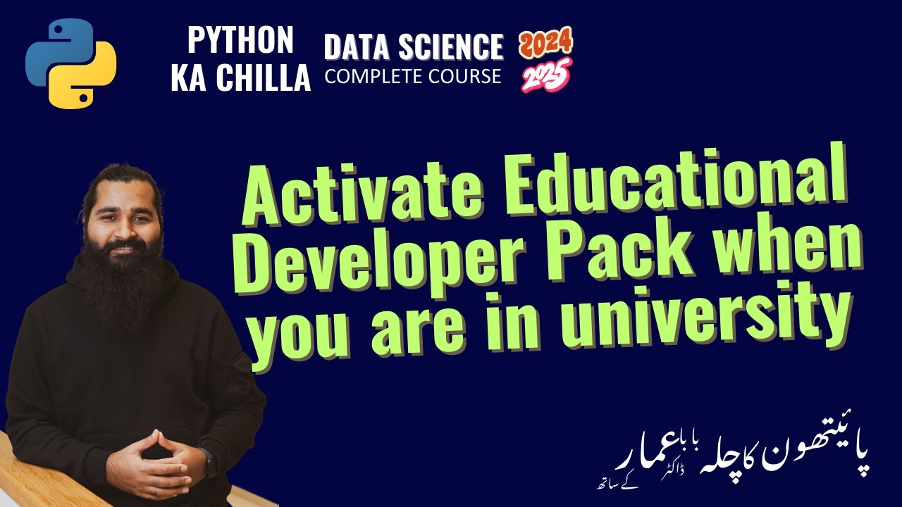 Activating GitHub copilot while in the university - YouTube