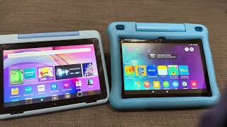 Back button on Amazon fire hd tablet kids