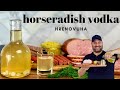 Horseradish vodka hrenovuha