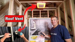 The Ultimate Bathroom Fan with LED Lights & Bluetooth Speaker | Metal Roof Venting