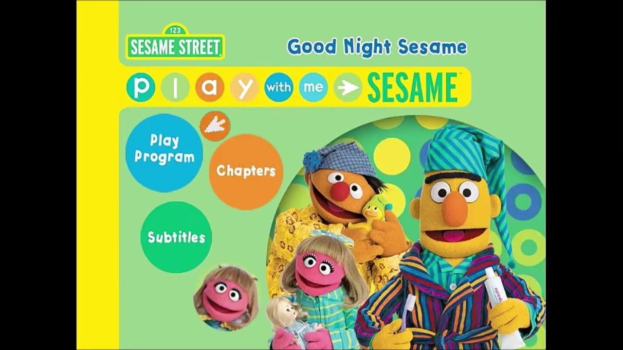 Opening to Play With Me Sesame: Good Night Sesame 2007 DVD - YouTube