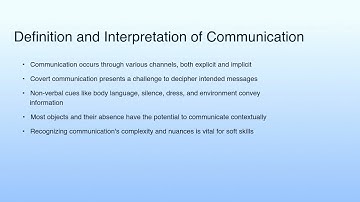 Short Summary | Lecture 1: Understanding the Communicative Environment – I