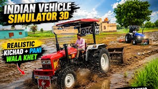 NEW TRACTOR FARMING GAME//INDIAN VEHICLES SIMULATOR 3D#gaming  screenshot 1