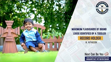 MAXIMUM FLASHCARDS OF BRAND LOGOS IDENTIFIED BY A TODDLER