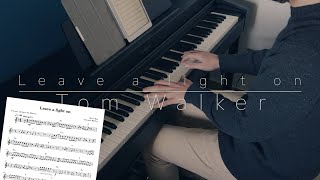 Leave a light on (@iamtomwalker) [Piano Cover + Sheet Music] - Carmine De Martino