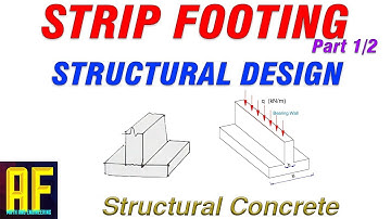 How to Design a Strip Footing - Structural Design Part 1/2