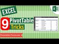 9 Useful Excel Pivot Table Tips everyone should know