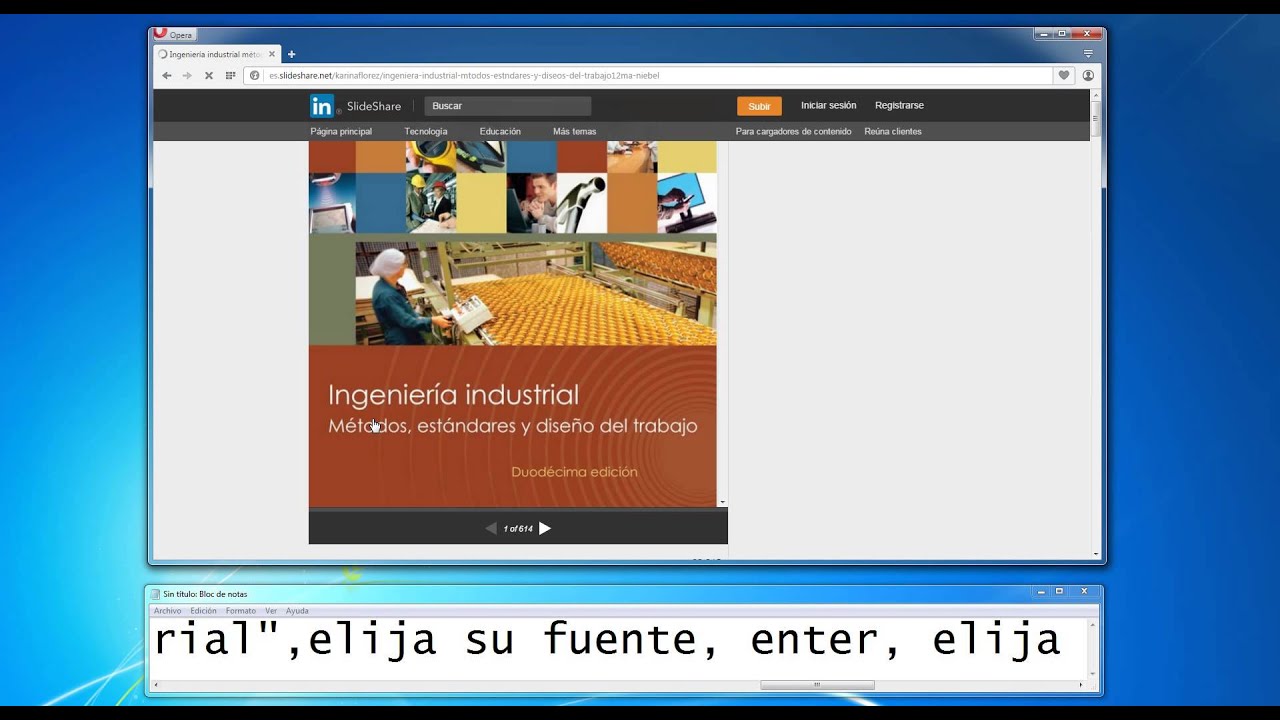 Video Tutorial Para Descargar Libros De Ingenieria Industrial