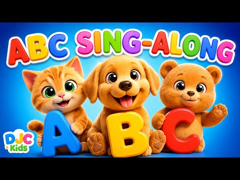 ABC Animal Song Sing Along! 🦁🎵 | Learn the Alphabet A-Z with Animals | DJC Kids
