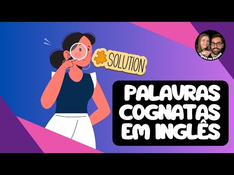 Palavras COGNATAS em inglês | Cognatos em inglês 4K