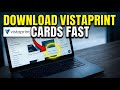 How to download business card templates from Vistaprint - Beginner Guide