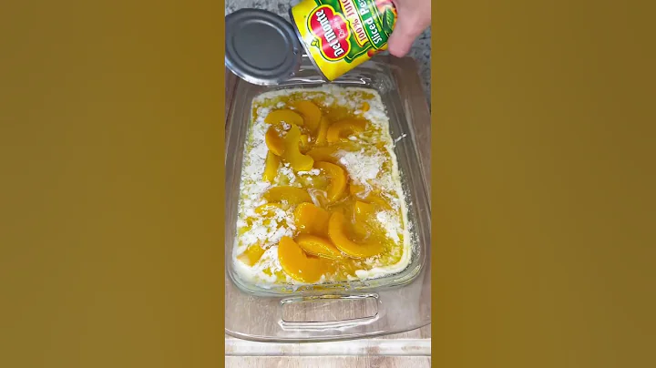 Southern Style Peach Cobbler!! 🍑🍨