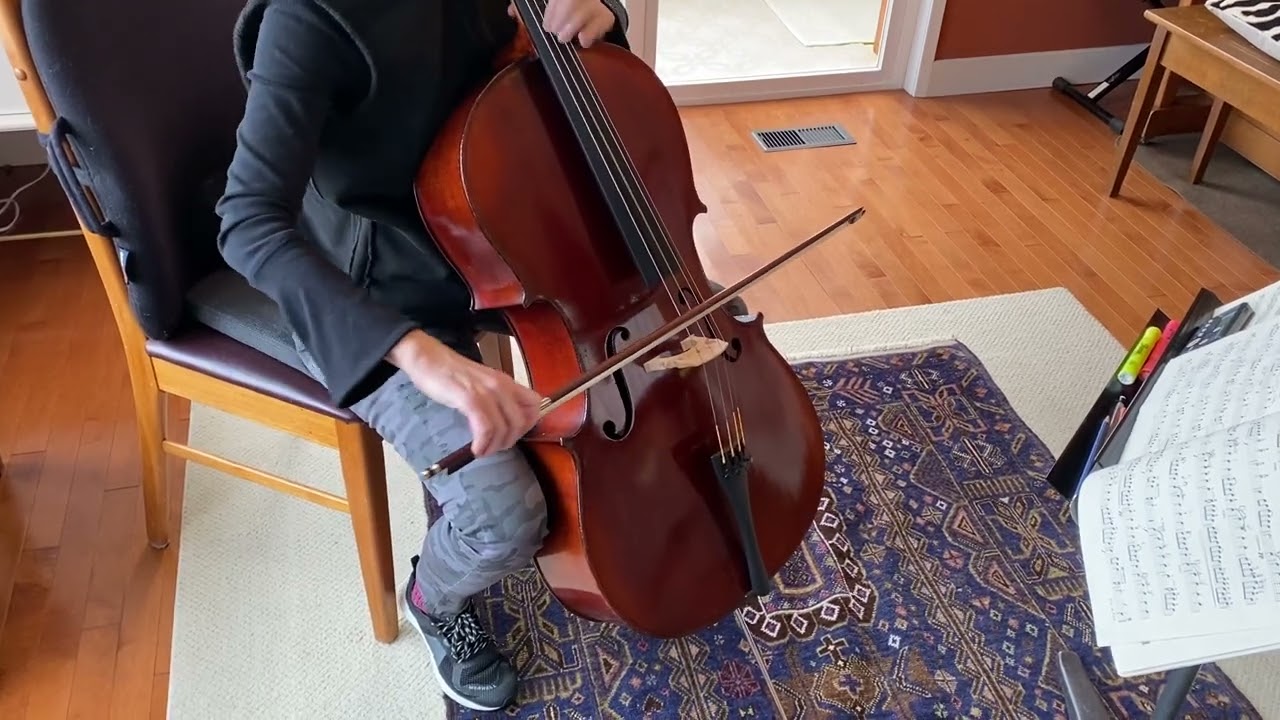 French 3/4 cello circa 1900, J.T.L.