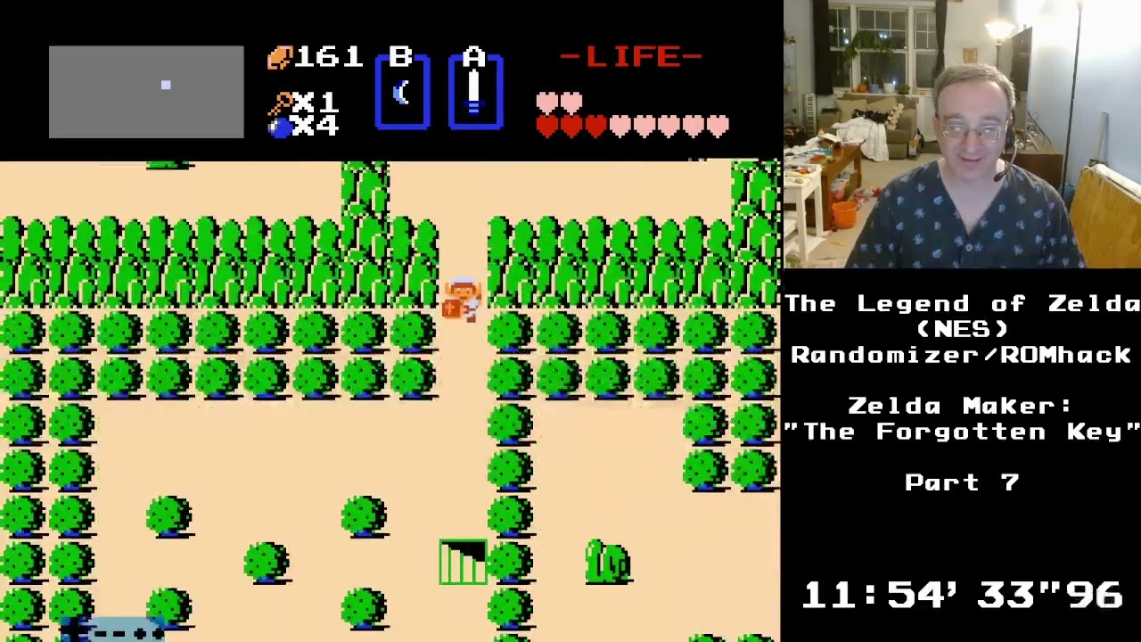 The Legend of Zelda (NES) Randomizer/ROMhack "Zelda Maker: The Forgotten Key" Part 7 11/14/2025