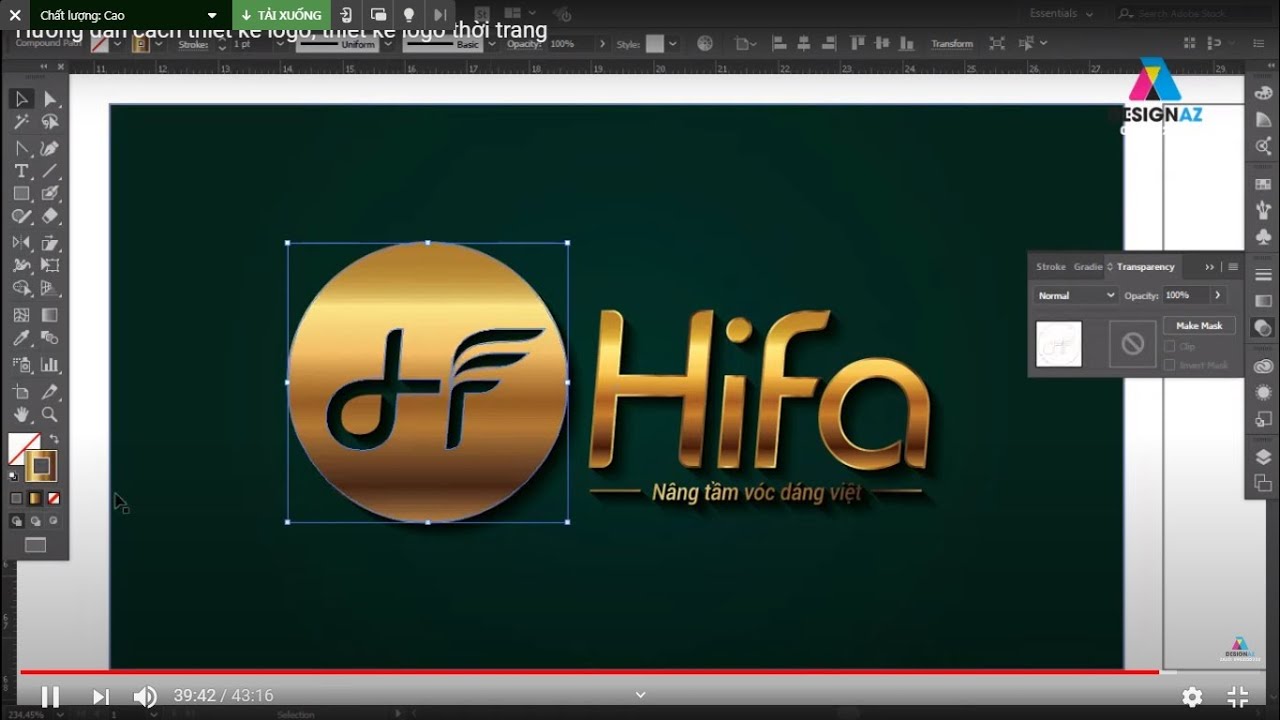 Hướng dẫn cách thiết kế logo, thiết kế logo thời trang