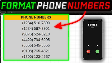 How to Format Phone Numbers in Excel FAST!