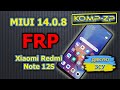 FRP MIUI 14.0.8 Xiaomi Redmi Note 12S | Забув Pin код | Грудень 2023 | Обхід Google Акаунту