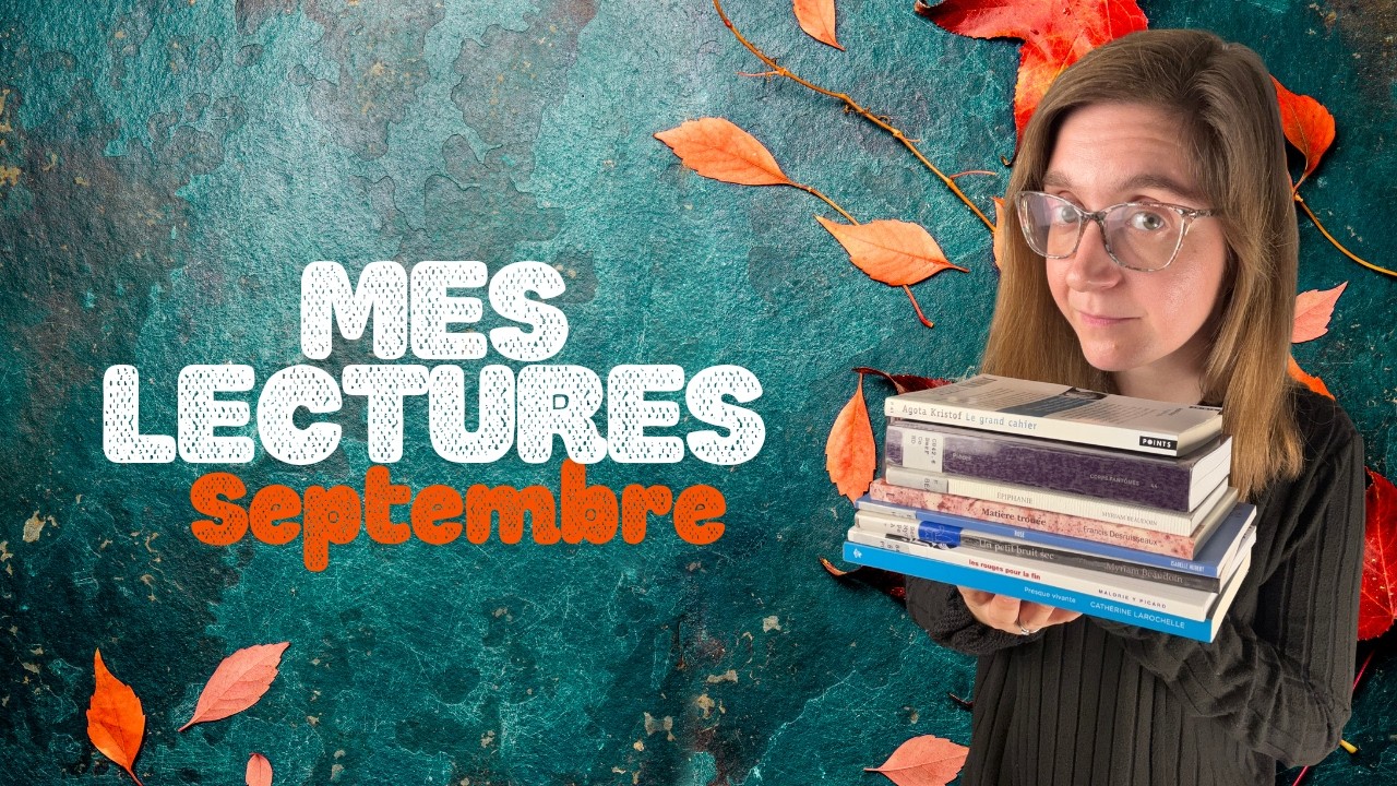 Violences, guerre, deuils....romance et ANUS! | Mes lectures de septembre 2026