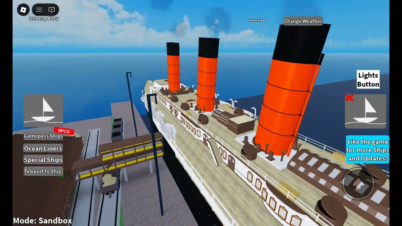 Ship simulator testing ships