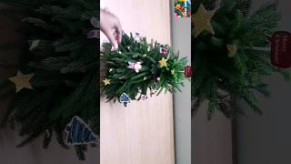 zero cost christmas tree making #viral #diy #christmas #craft