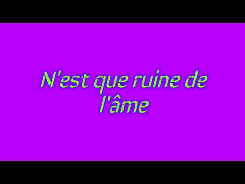 Sciences sans conscience Lyrics