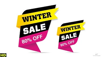 How to make Sale Label Design Using Coreldraw - 2019